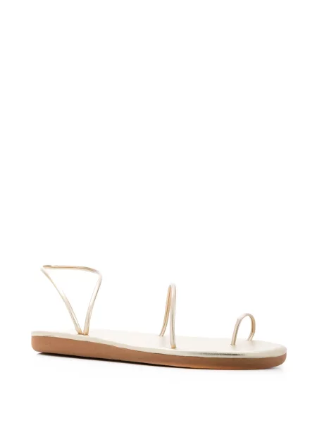 Sandale Ancient Greek Sandals fără toc auriu