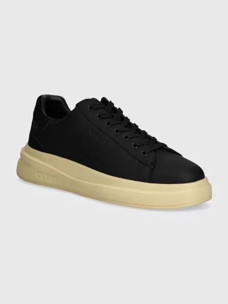 Sneakersy Guess skórzane czarne