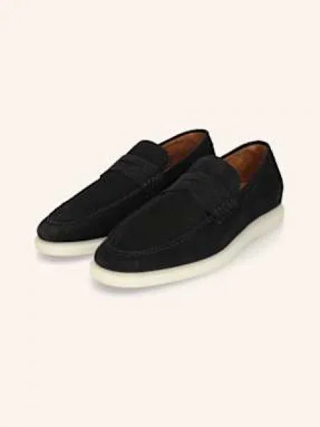 Henry Stevens Loafersy Elia schwarz czarne