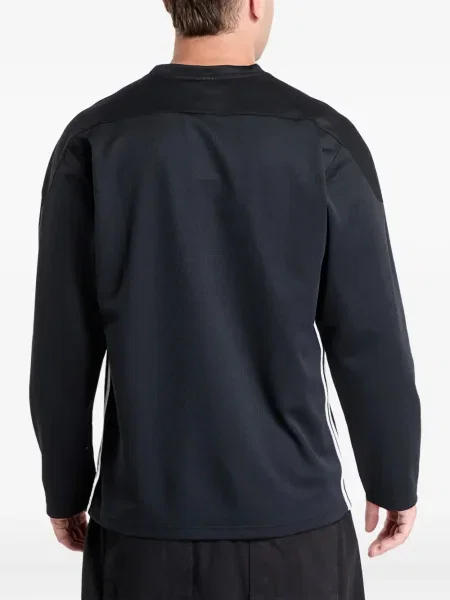 Бягане тениска Adidas с леопардов принт от джърси черно