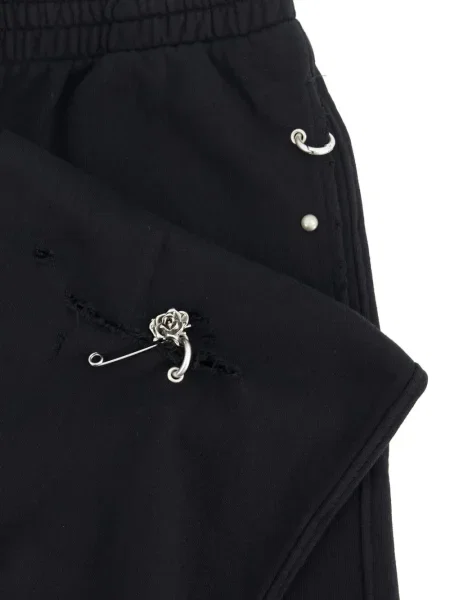 Kalhoty We11done černé