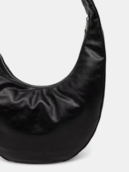 Calvin Klein félhold táska női műbőr fekete