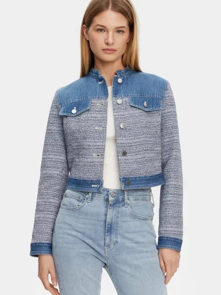 Джинсова куртка Guess сіра