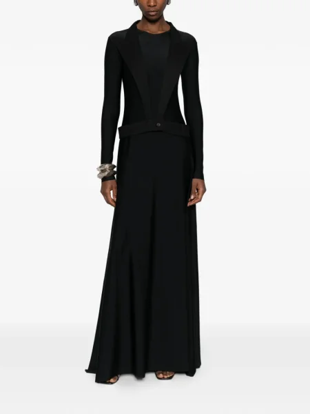 Rochie maxi Medeea de costum negru