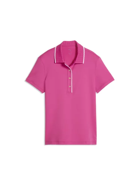 PUMA koszulka polo do golfa CLOUDSPUN Bridges z krótkim rękawem Odzież S różowy