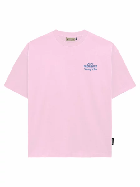 Prohibited Tricou In A Rush regal / rosé albastru