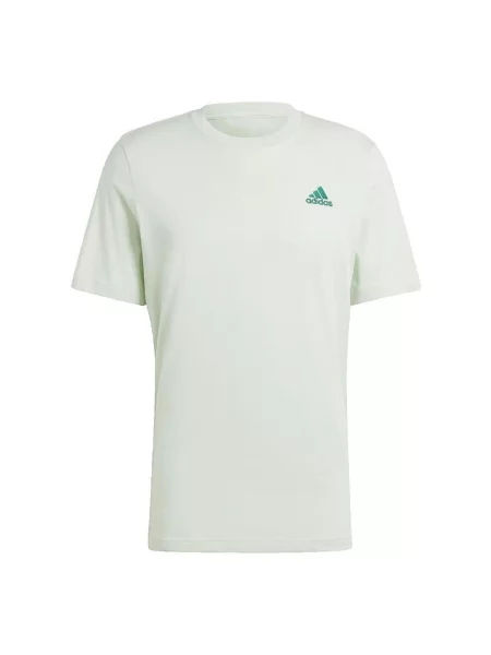 Tricou Adidas cu broderie din jerseu verde