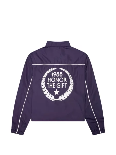 Geacă Honor The Gift alergare cu autograf violet