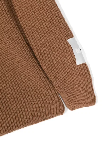 Sweter dziecięcy Msgm brązowy