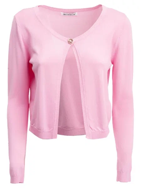 Influencer Kardiganas rožinė