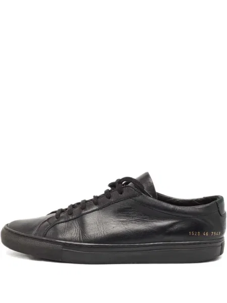 Sneakerși Common Projects din piele negru