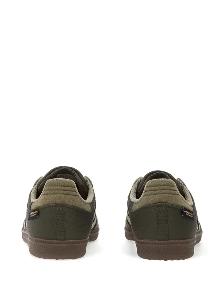 Pruhované kraťasy Adidas hnědé