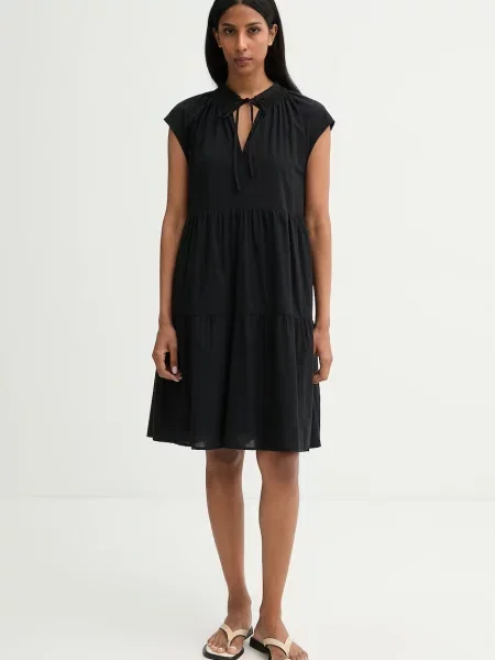 Marc O'Polo rochie babydoll din negru