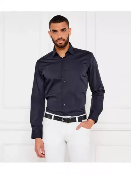 BOSS BLACK Cămașă H-JOE-kent negru