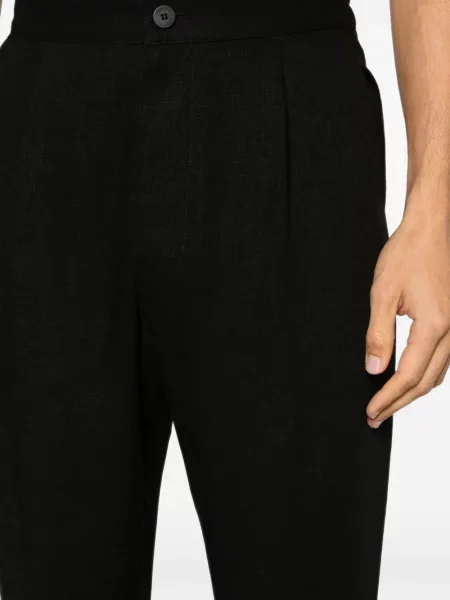 Pantaloni Tessitura conici negru