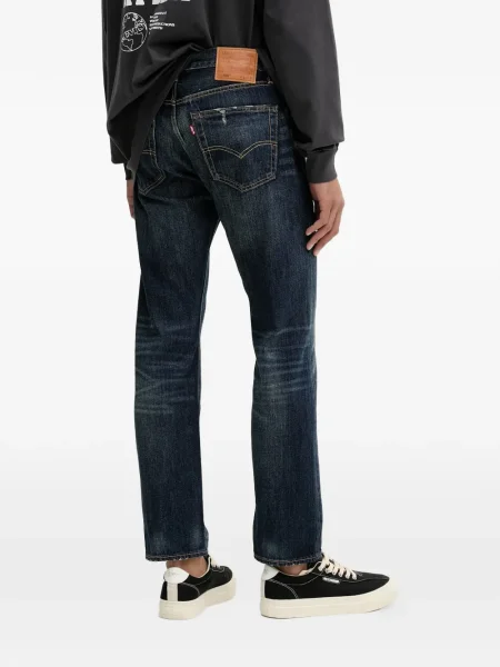 Blugi drepți Levi's® cu dungi negru