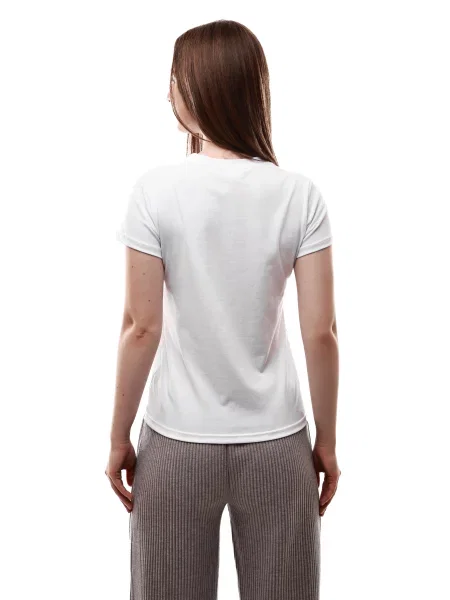 Футболка STREAM віскоза/поліестер білий