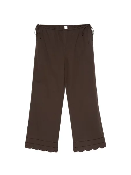 Talie pantaloni The Garment cu legături maro