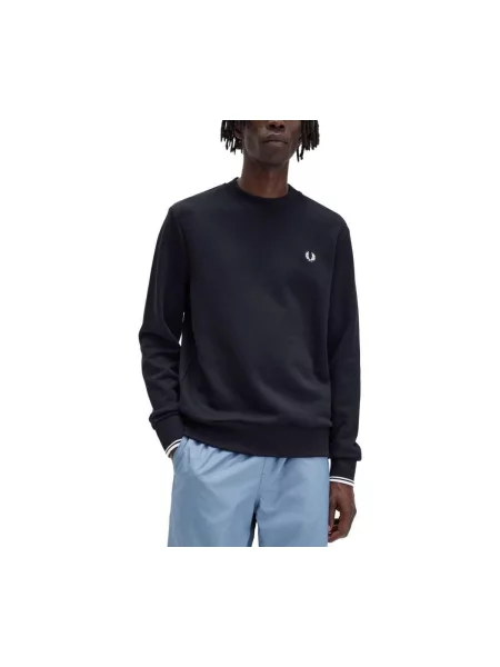 Fred Perry Mikina tmavě modrá černá