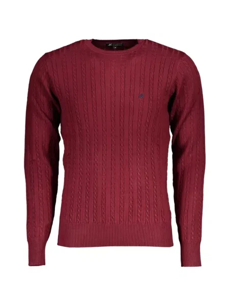 Pulover U.s. Grand cu broderie roșu