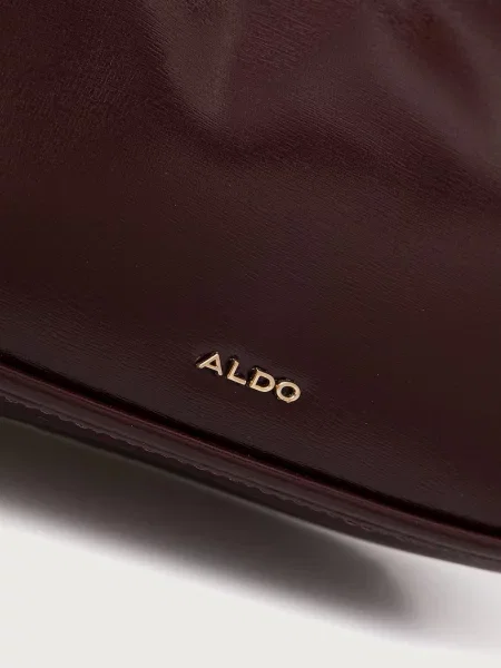 Кожаная сумка хобо Aldo