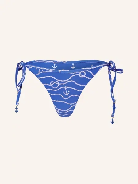Seafolly Dół Od Bikini Trójkątnego Setsail Model Dwustronny blau biały