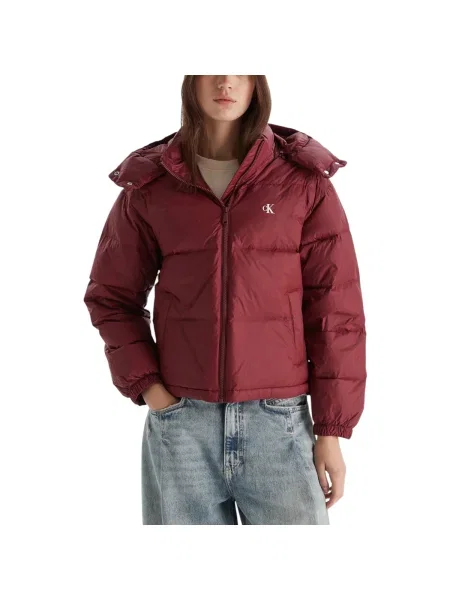 Calvin Klein Jeans Geacă din puf Essential Vișiniu roșu