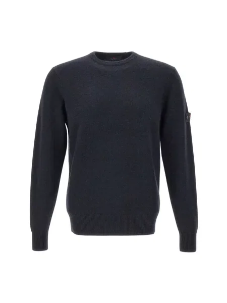 Sweter Peuterey z logo niebieski