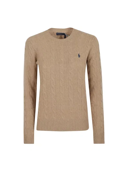 Sweter Polo Ralph Lauren wełniany beżowy