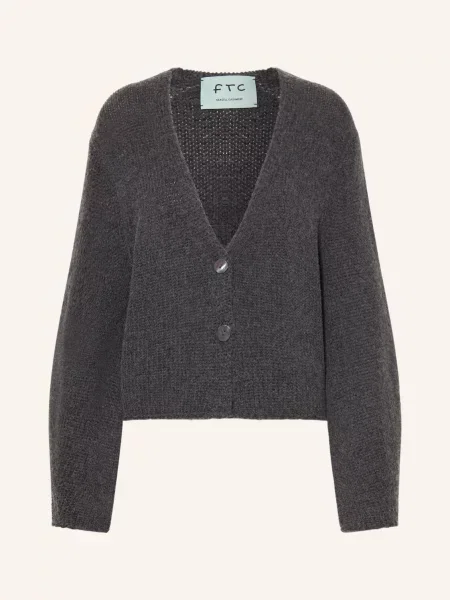 Ftc Cashmere Pletený Svetr S Kašmírem tmavě šedá