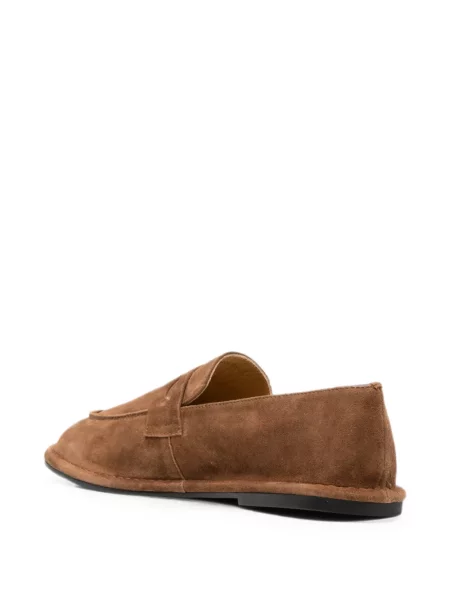 Pantofi loafer Linda Baumann din piele de căprioară maro