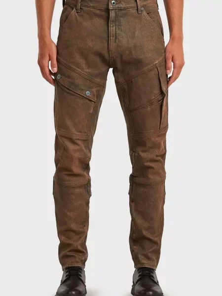 Джинси скінні G-star Raw коричневі