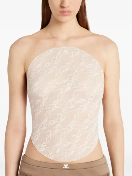 Body Courreges din dantelă