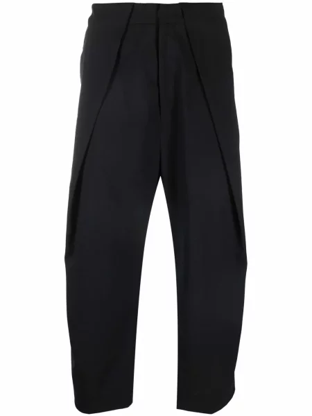 Decupat pantaloni Balmain drapate negru