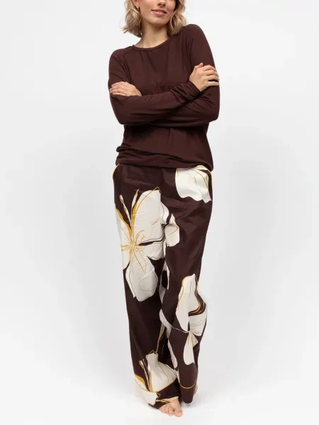 Пижама Cyberjammies из модала коричневая