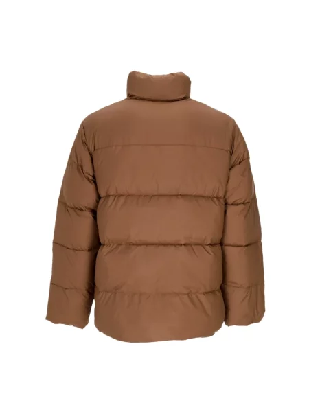 Kurtka puchowa Carhartt Wip wodoszczelna brązowa