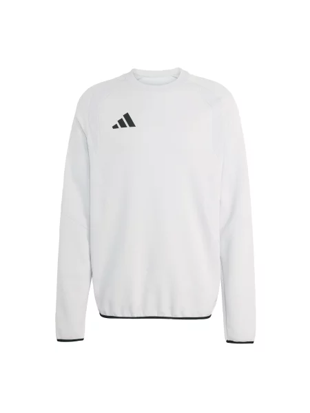 ADIDAS PERFORMANCE Sportska sweater majica Tiro Travel svijetlosiva crna