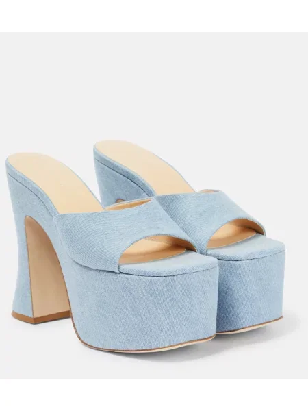 Mules Magda Butrym s platformo modra