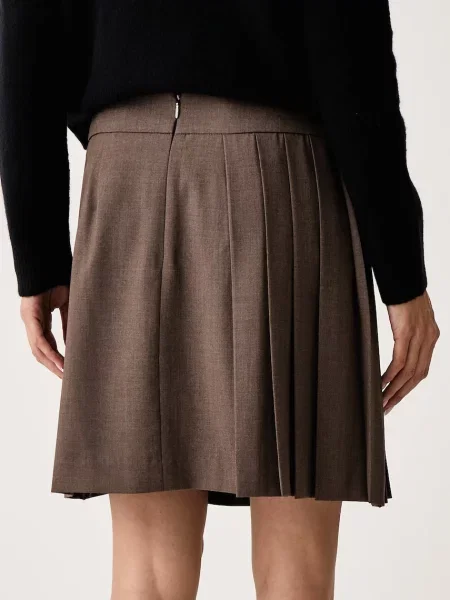 DKNY rakott szoknya barna