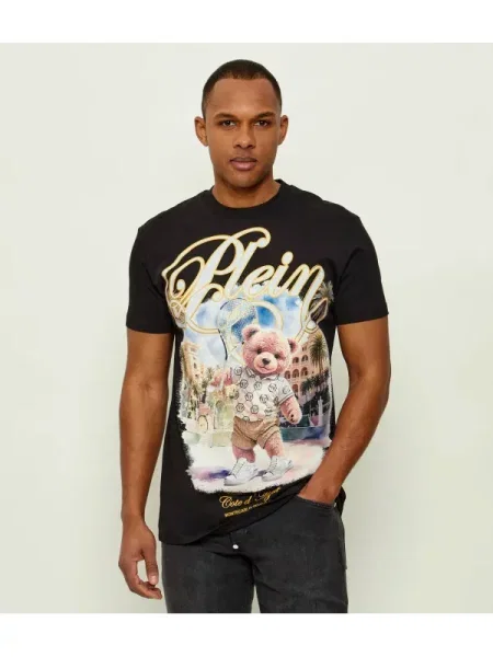 Philipp Plein Tricou Teddy Tennis negru