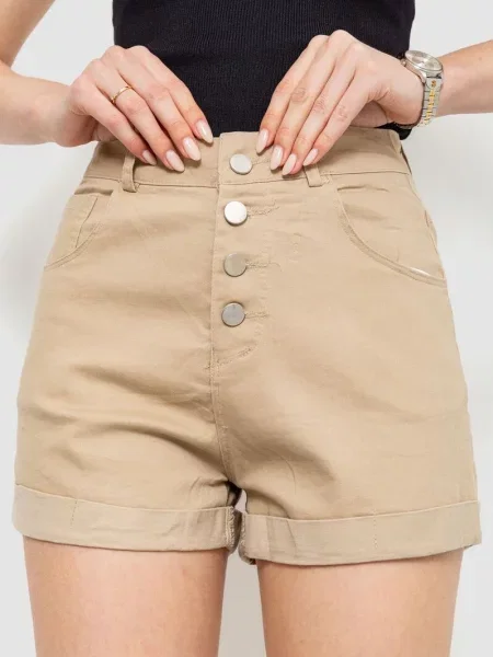 Шорти Ager бавовна/еластан бежевий