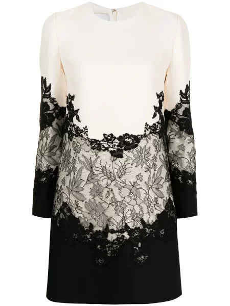 Rochie Valentino Garavani din dantelă de costum negru