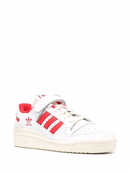 Dryžuotos sportbačiai Adidas Forum balta