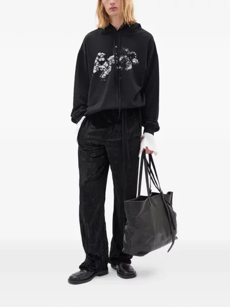 Hanorac cu glugă Ann Demeulemeester negru