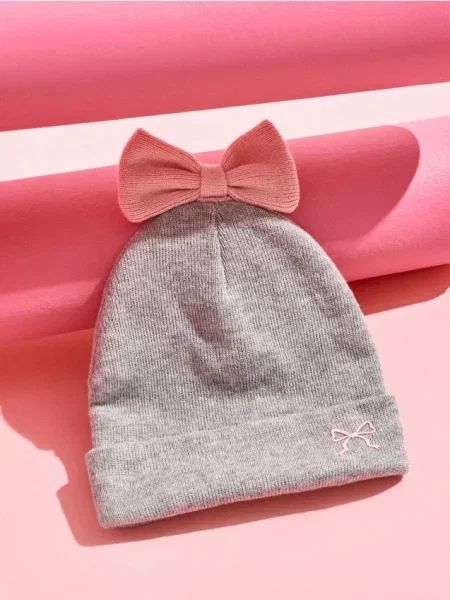 Sinsay Čepice beanie šedá