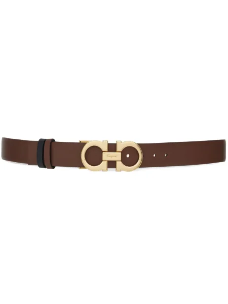Curea Ferragamo din piele maro
