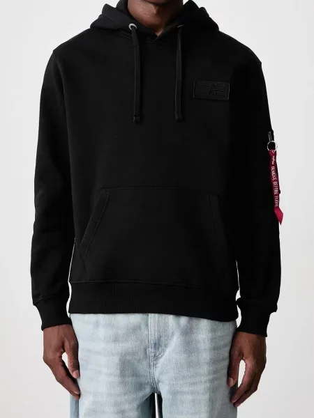 ALPHA INDUSTRIES Tréning póló piros fehér fekete