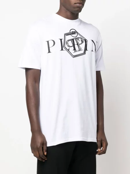 Tričko Philipp Plein s potiskem bílé