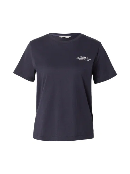GANT Tricou închis albastru