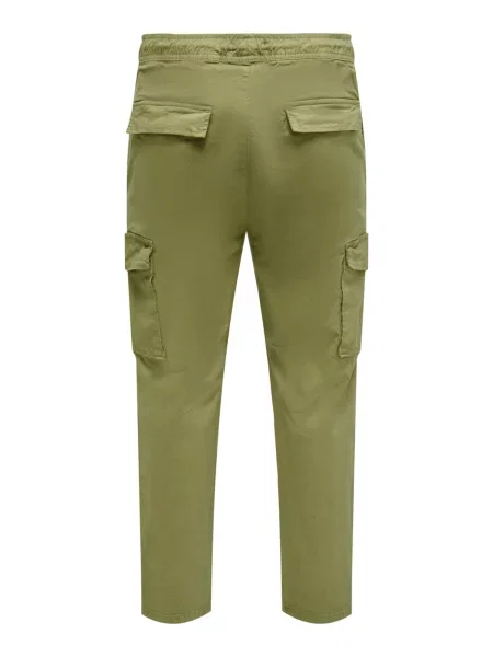 Only & Sons Laisvo stiliaus kelnės ruda